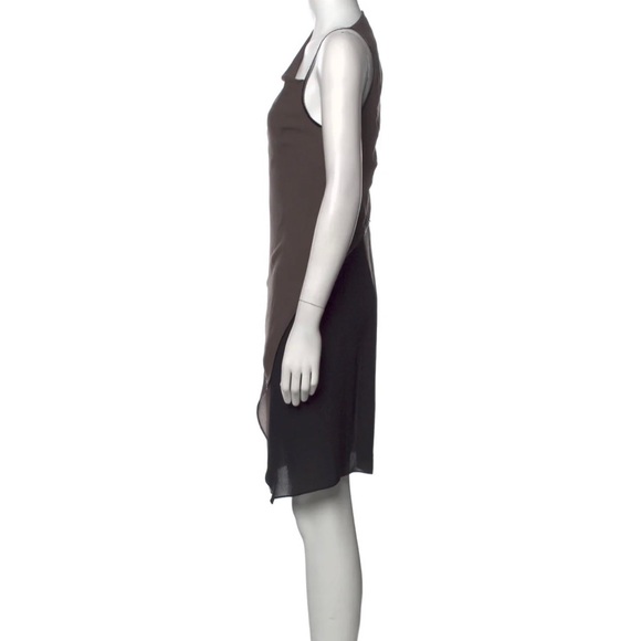 Helmut Lang Asymmetrical Knee Length Dress - Picture 2 of 7